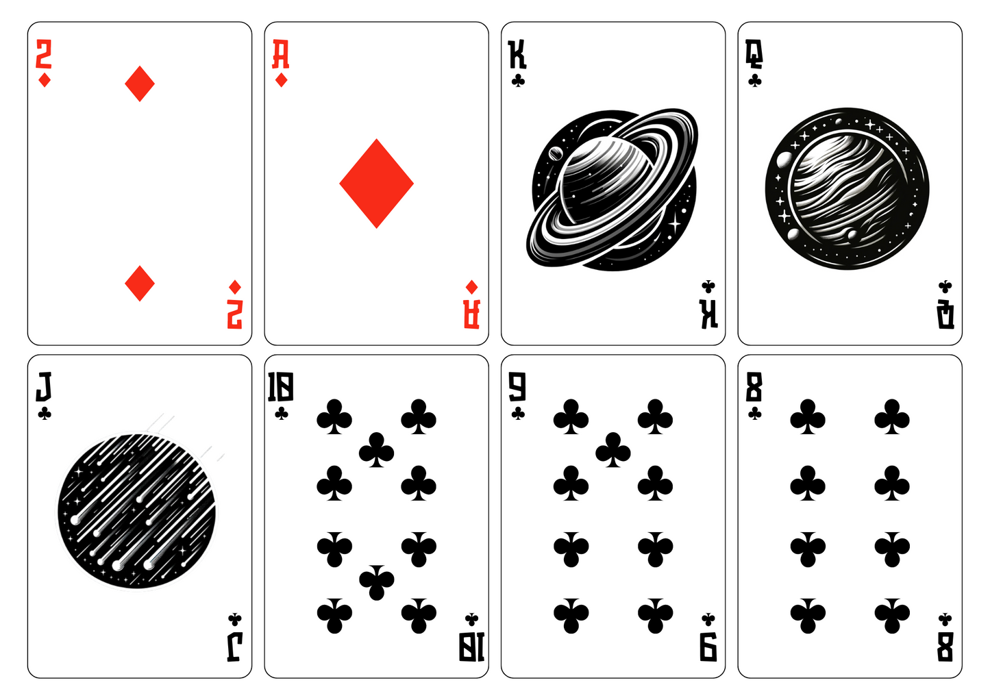 Dark Matter Playing Cards