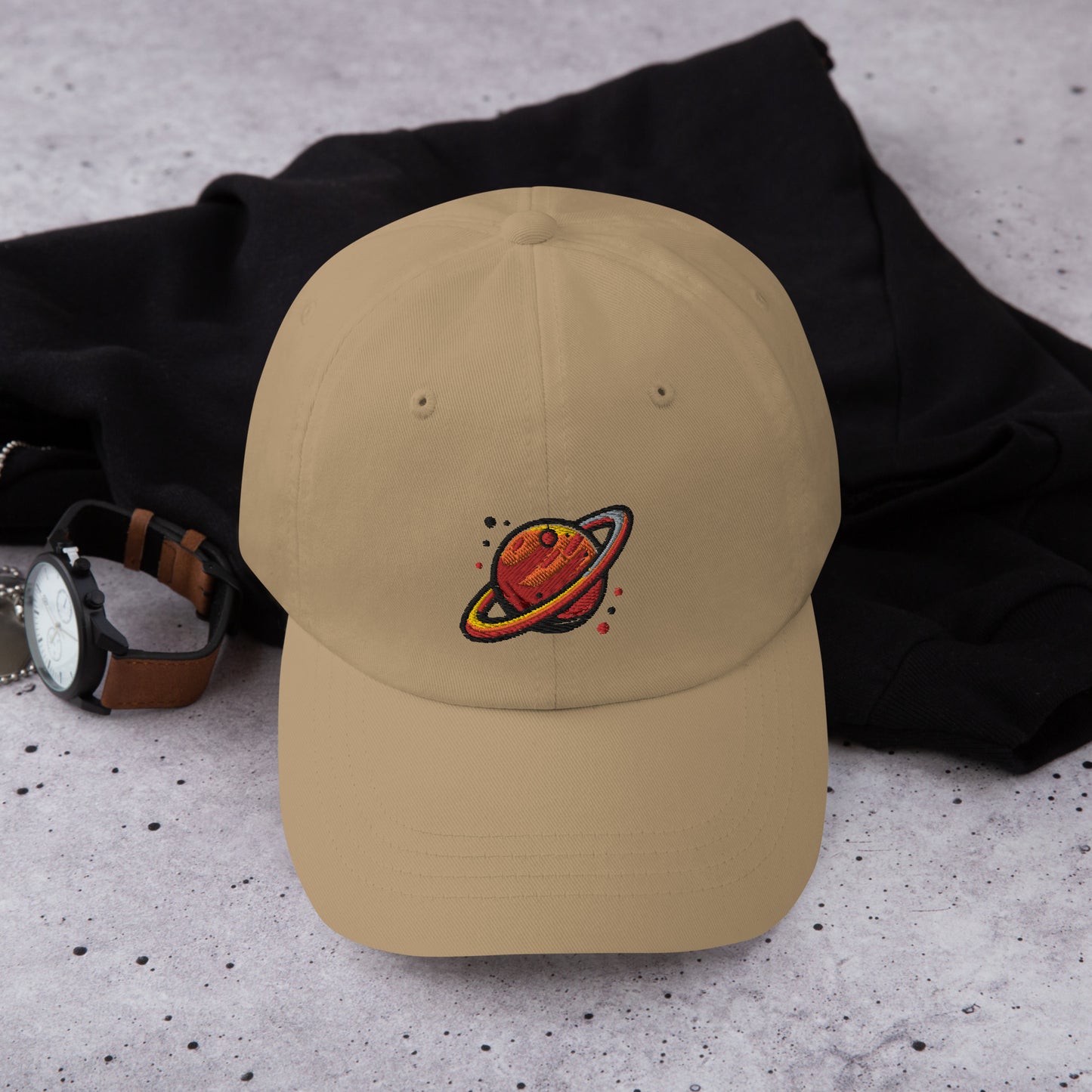 Embroidered King of Hearts Planet Hat